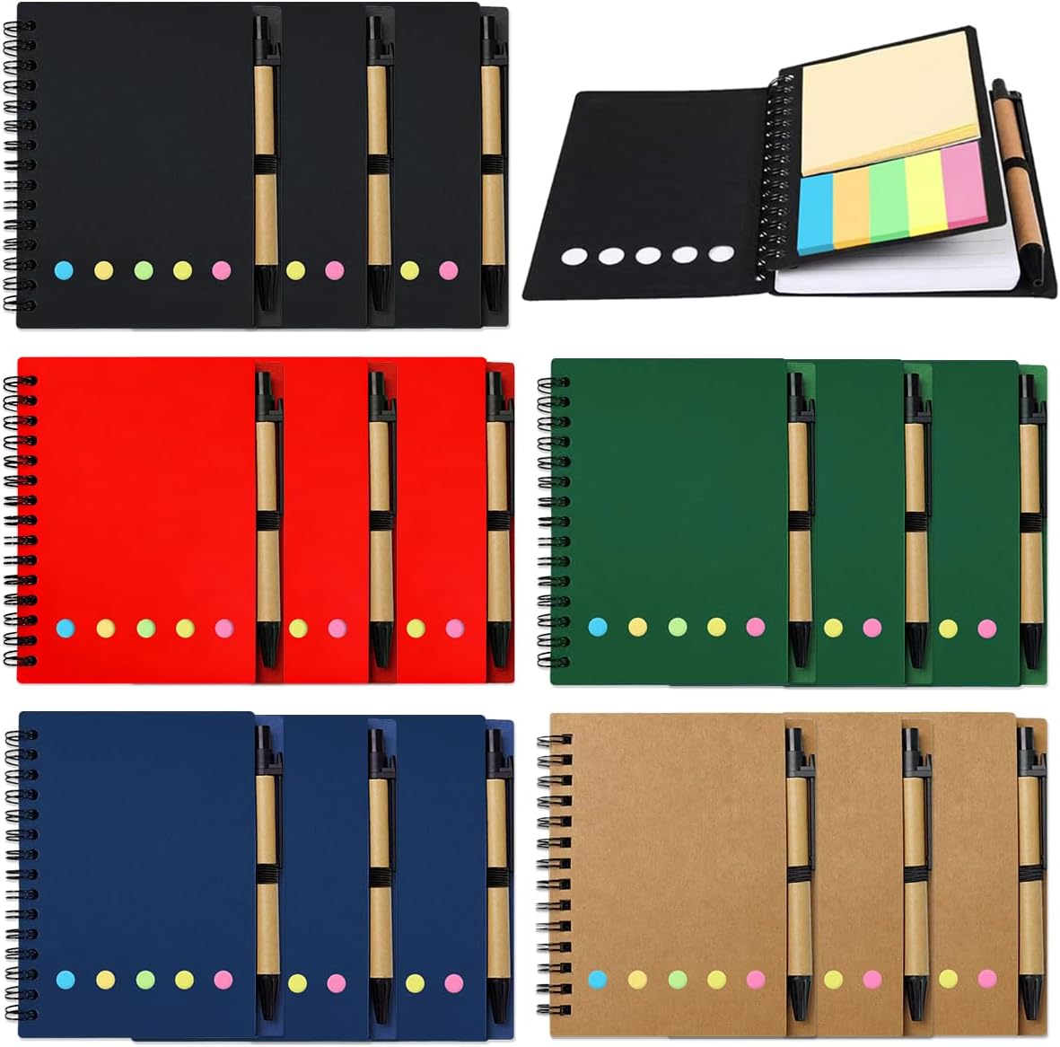 15 Pack Spiral Notebook