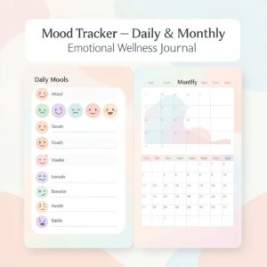 Mood Tracker – Daily & Monthly Emotional Wellness Journal